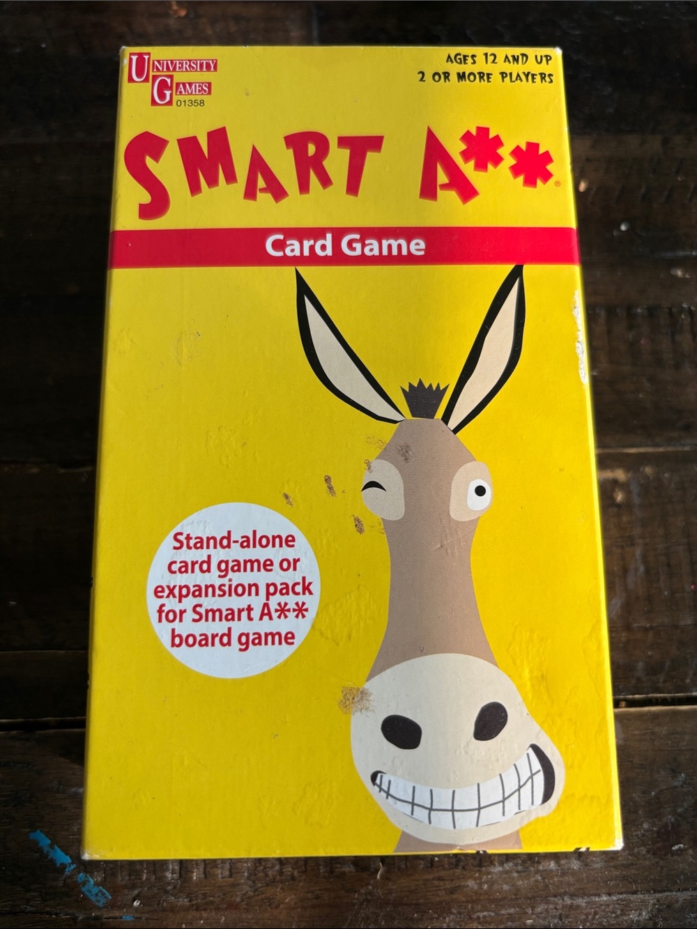 Smart Ass Card Game StandAlone or Expansion Pack New Sealed Age 12+, 2+ Players